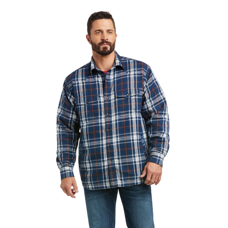 Ariat Retro Hackett Insulated Shirt - Miesten Sininen Takki ( ZDFUAQ-032 )